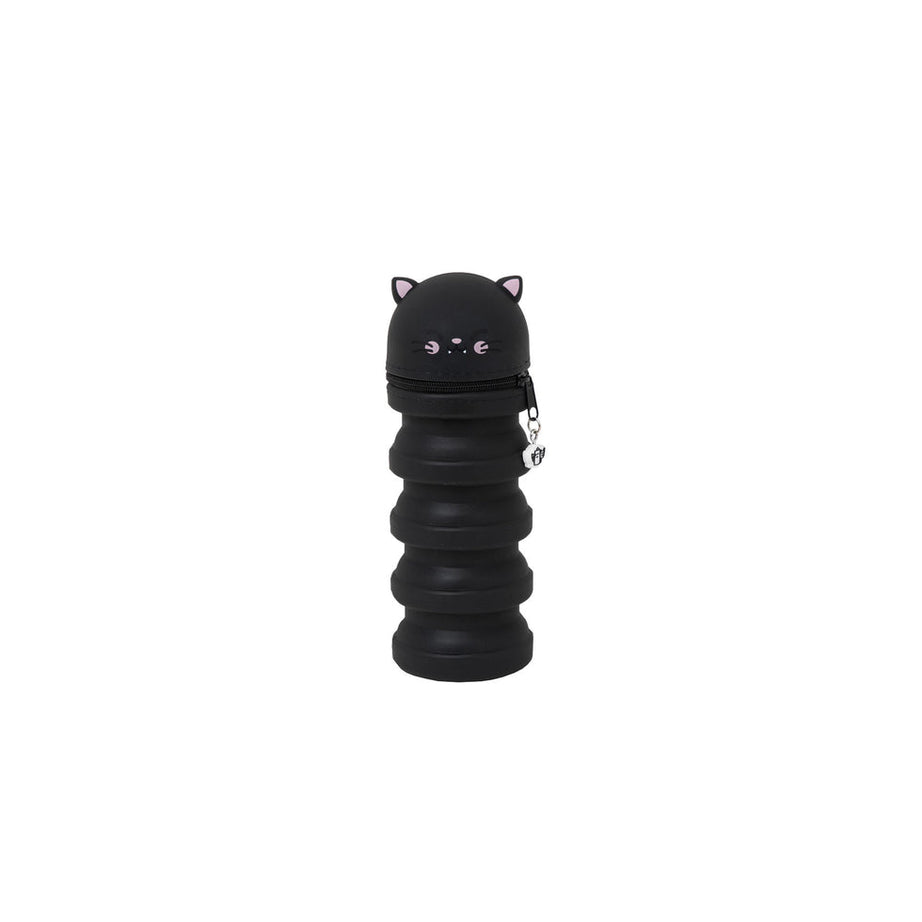 Estojo Extensível Silicone Gato Preto Mr.Wonderful
