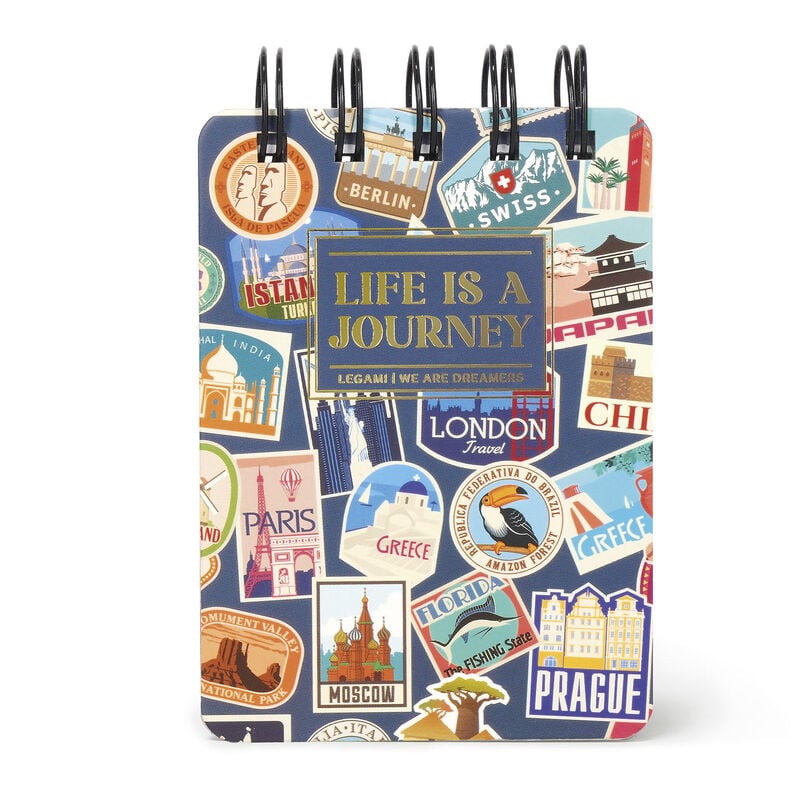 Bloco Notas Espiral Pautado Stickers Legami