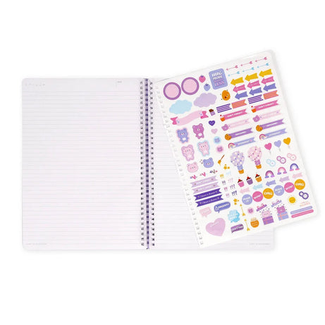 Caderno A4 Pautado Espiral Ursinho Legami