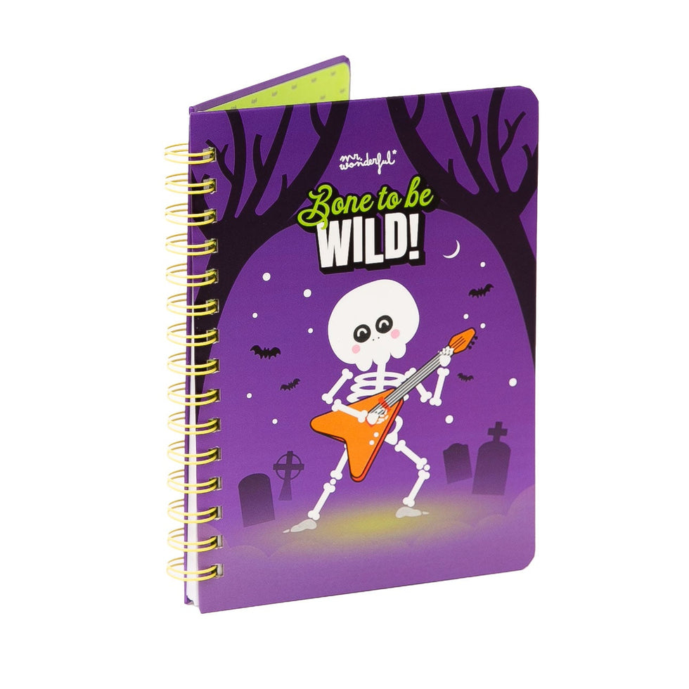 Caderno A5 Espiral Halloween Mr.Wonderful