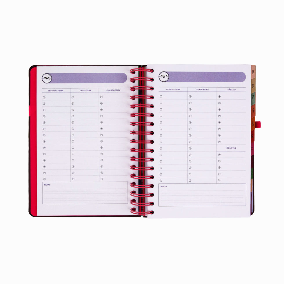 Agenda Semanal Pequena 2027 Mr.Wonderful