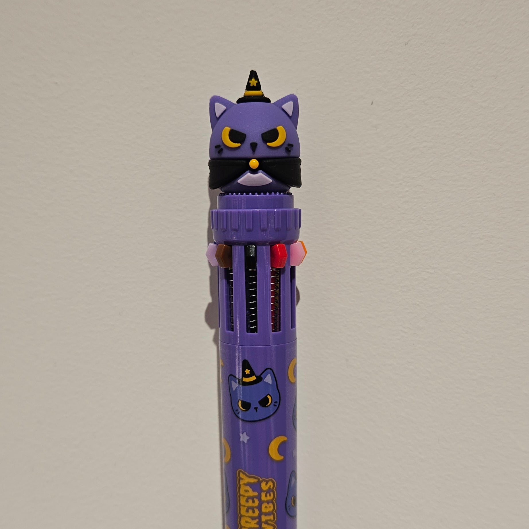 Caneta com 10 Cores Mysticat Itotal