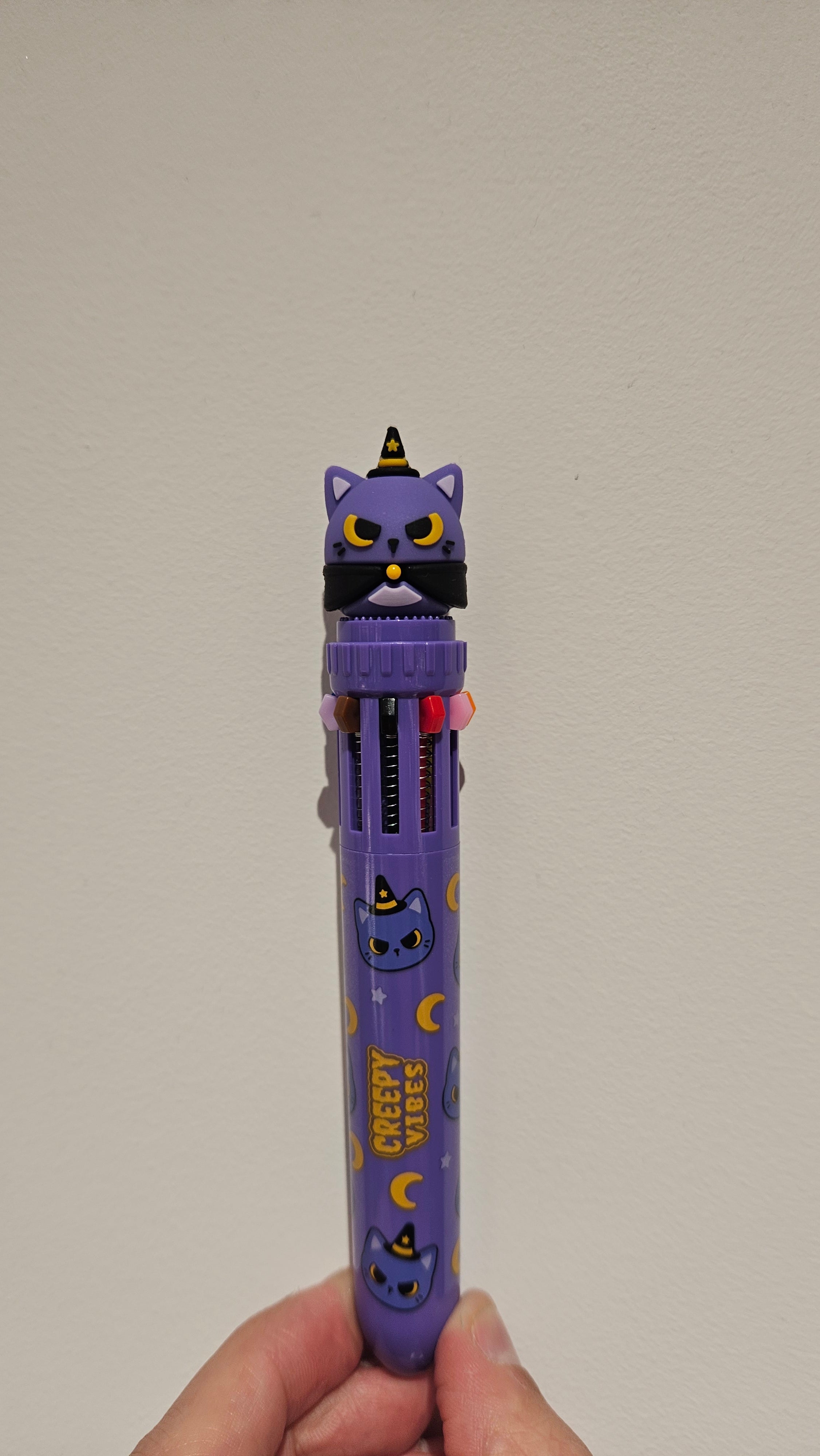 Caneta com 10 Cores Mysticat Itotal