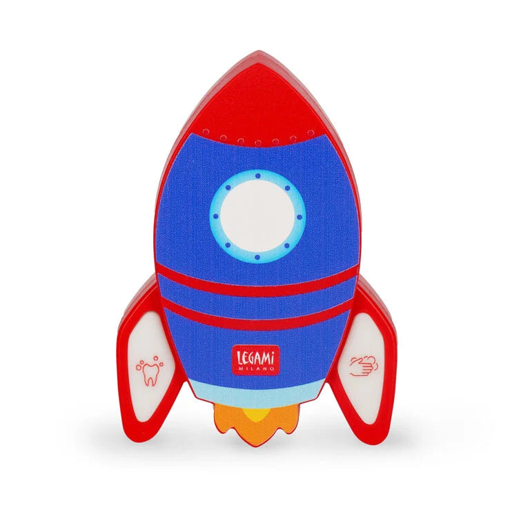 Temporizador 2 em 1 para Lavar os Dentes e as Mãos Foguetão Legami