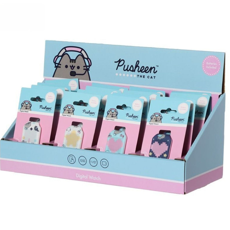 Relógio Digital de Silicone Pusheen