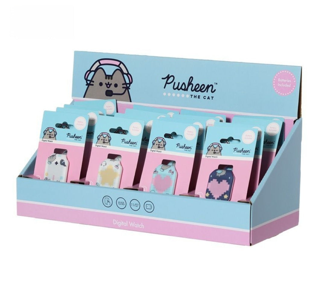 Relógio Digital de Silicone Pusheen