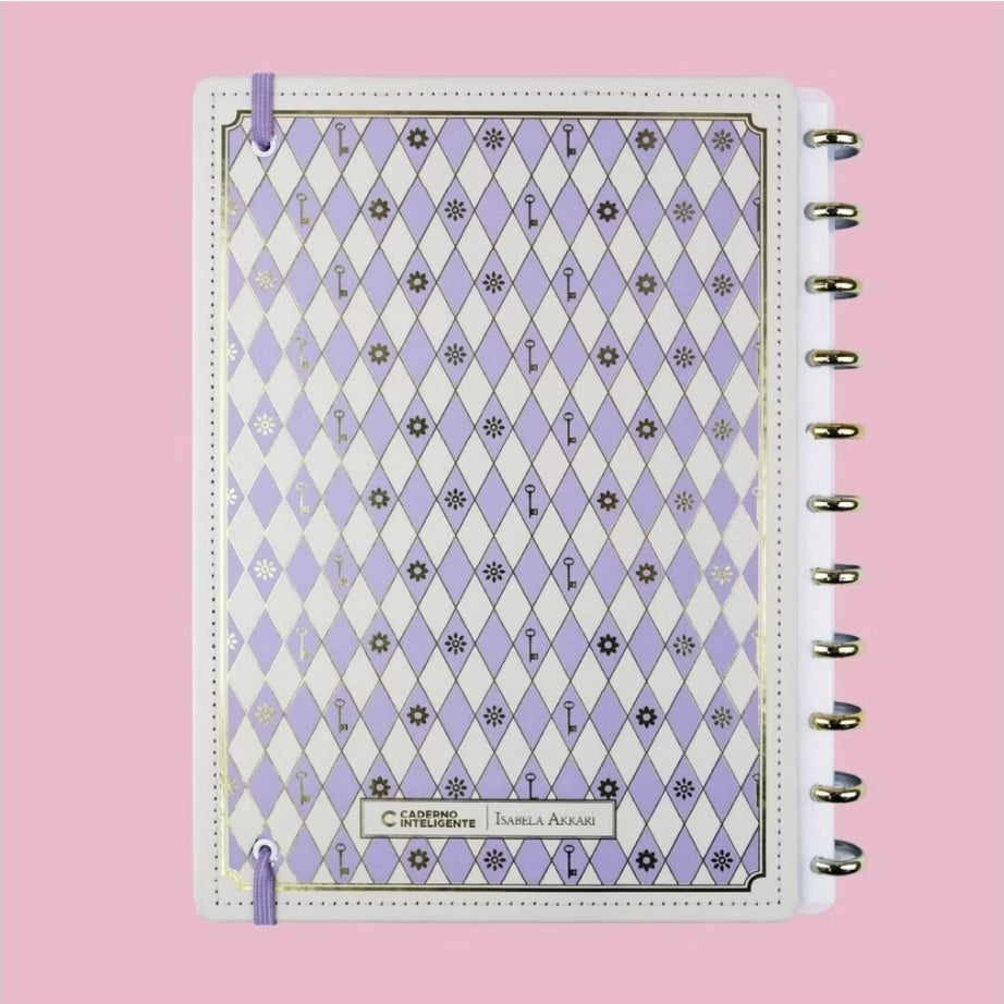 Caderno Inteligente Grande Purple Key by Isabela Akkari