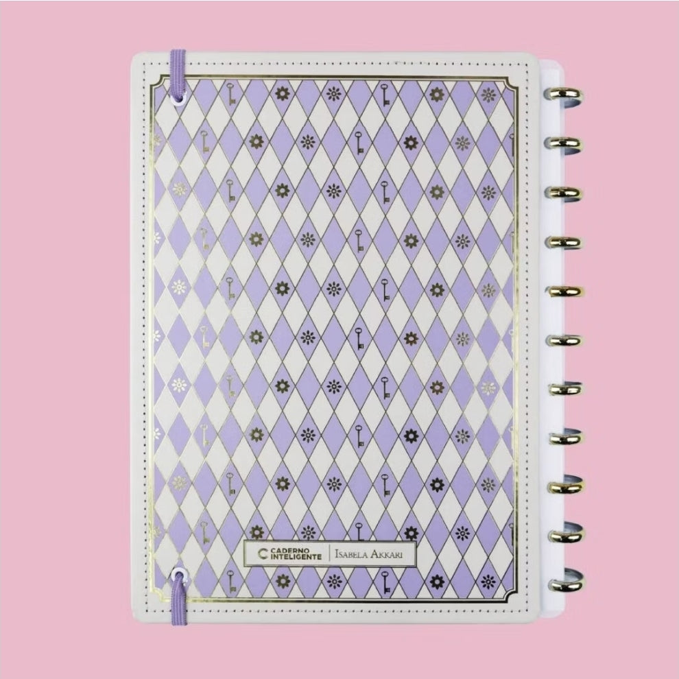 Caderno Inteligente Grande Purple Key by Isabela Akkari