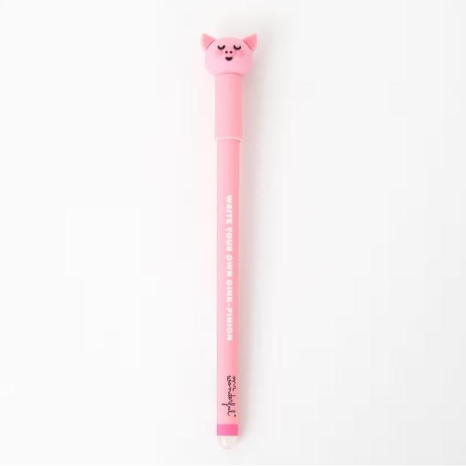 Caneta Apagável Mr.Wonderful Porquinho