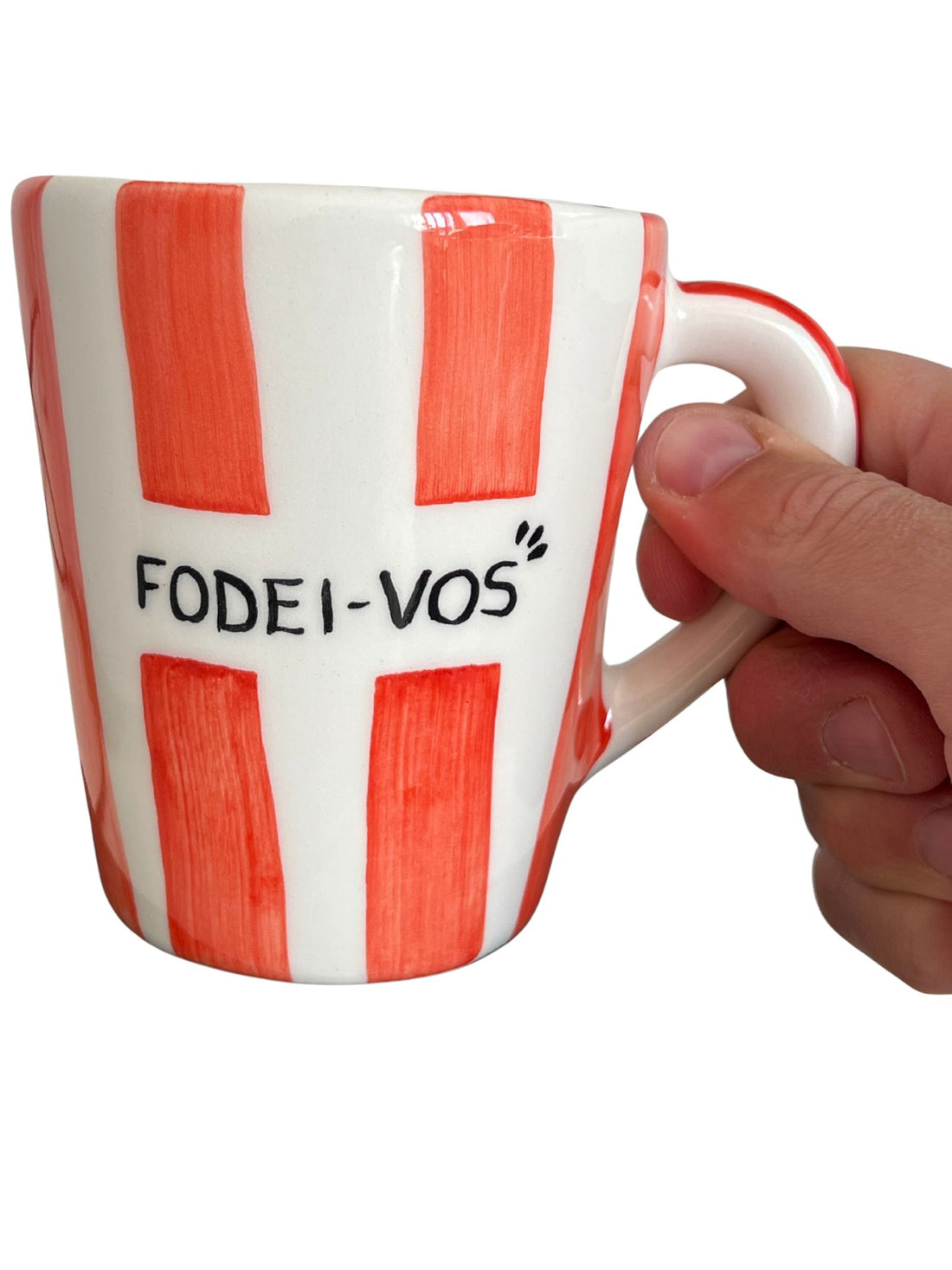 Caneca "Fodei-vos" Listrados