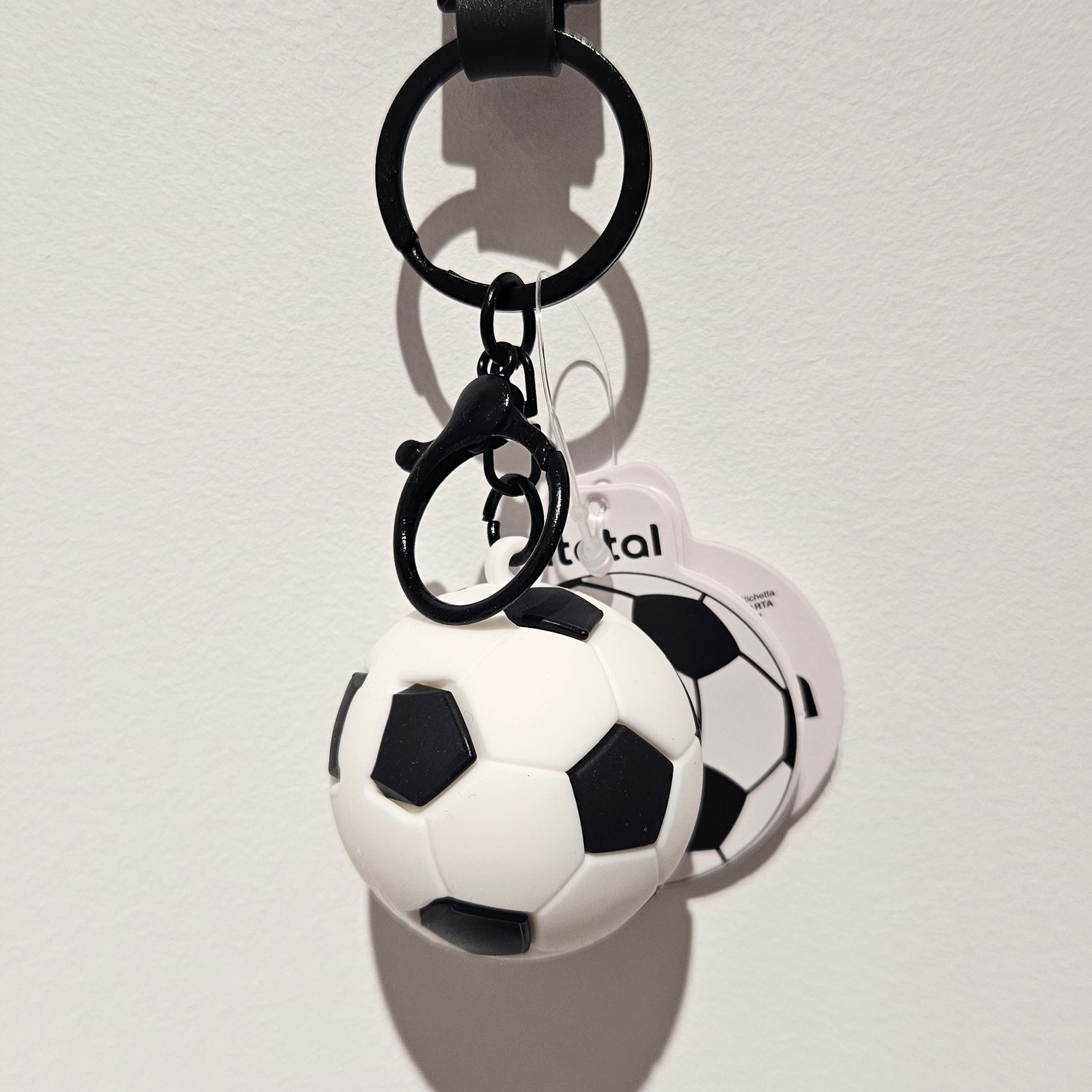 Porta Chaves Bola de Futebol 3D com Fita Itotal