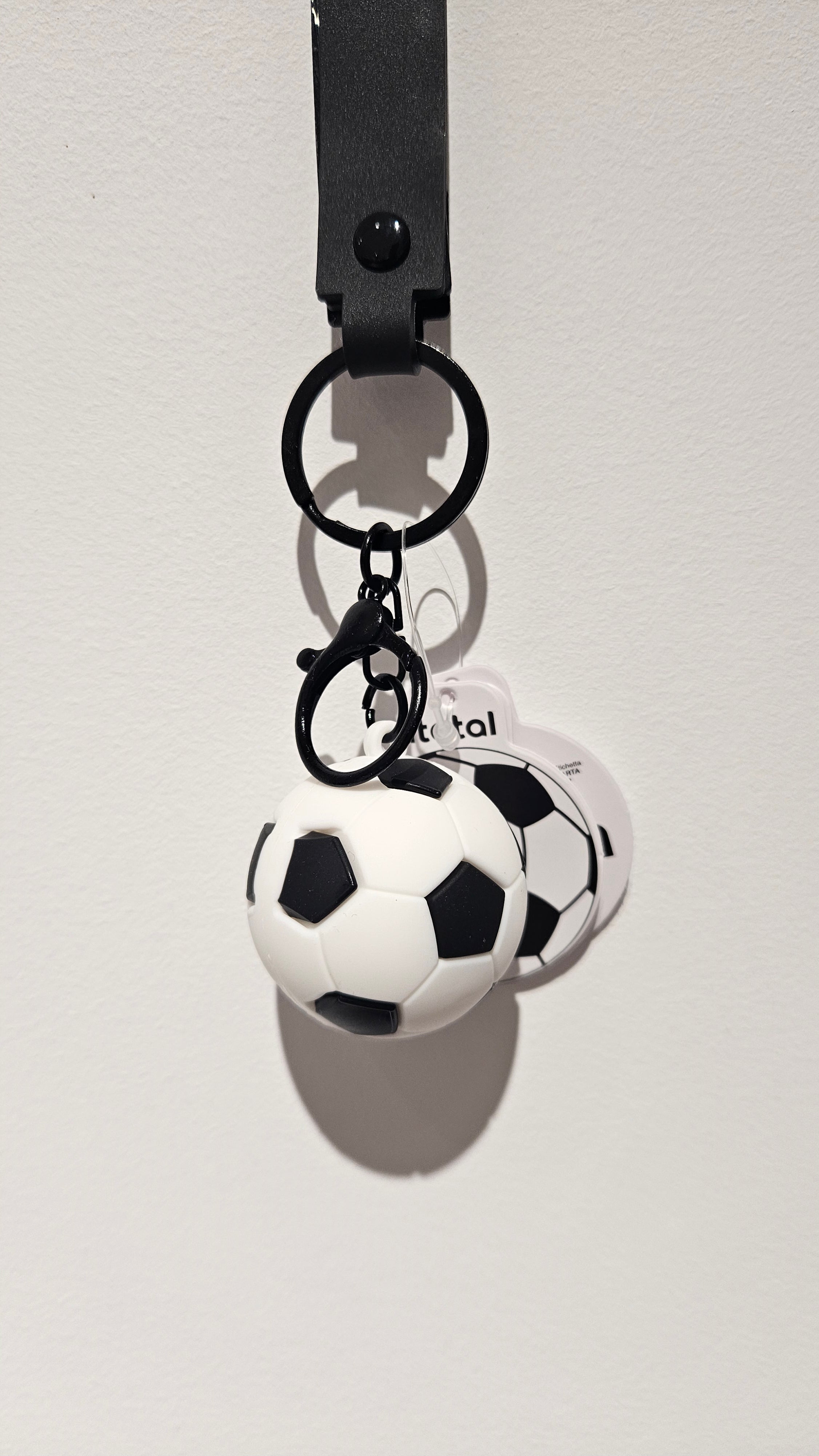Porta Chaves Bola de Futebol 3D com Fita Itotal
