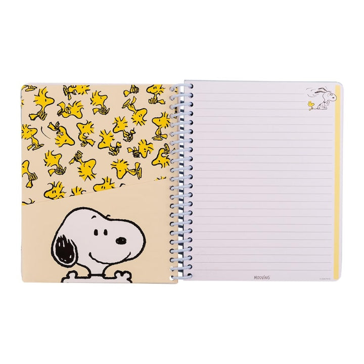 Caderno A5 em Espiral Snoopy