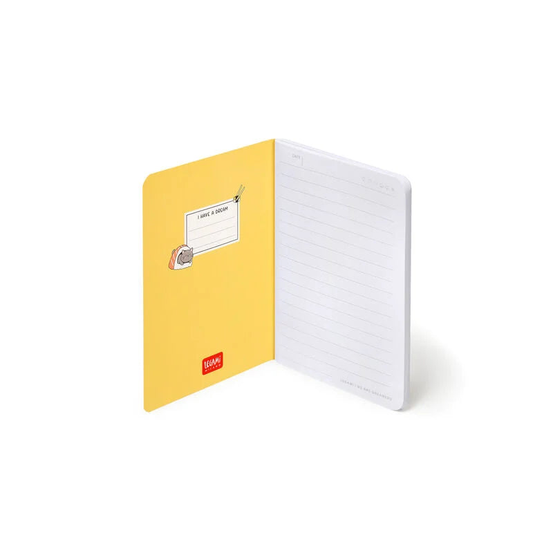 Caderno A6 Pautado Sushi Cat Legami