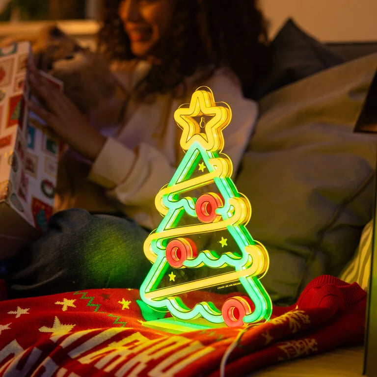 Pré-venda Luz Neon Árvore Natal Legami