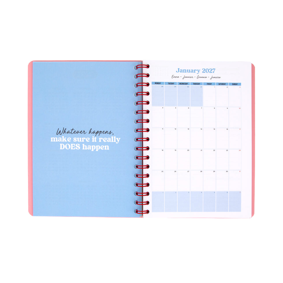 Agenda Semanal 2027 Multilingue Mr.Wonderful "OH LÁ LÁ"