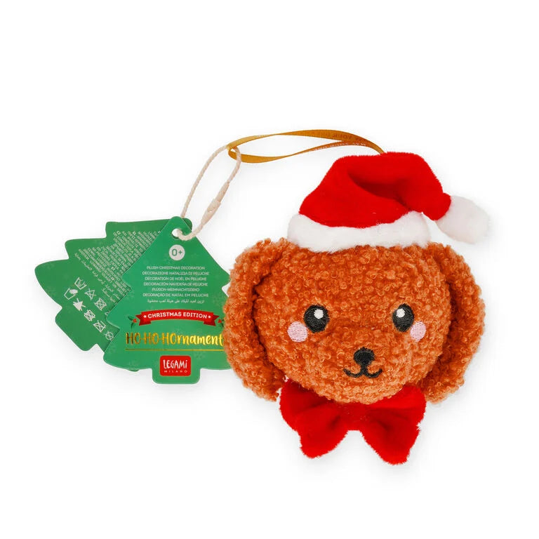 Pré-venda Enfeite de Natal Cão em Pelúcia Legami