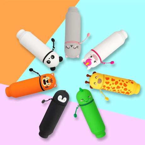 Estojo Extensível Silicone Girafa Legami