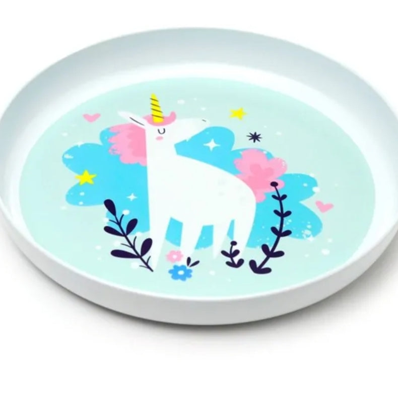 Conjunto de Refeição 5 Peças Unicórnios
