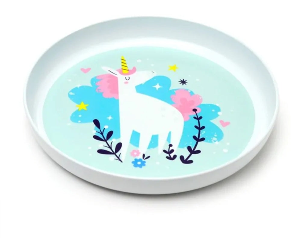 Conjunto de Refeição 5 Peças Unicórnios
