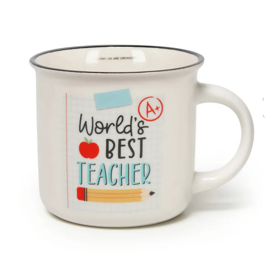 Caneca professor "World's Best Teacher" Legami