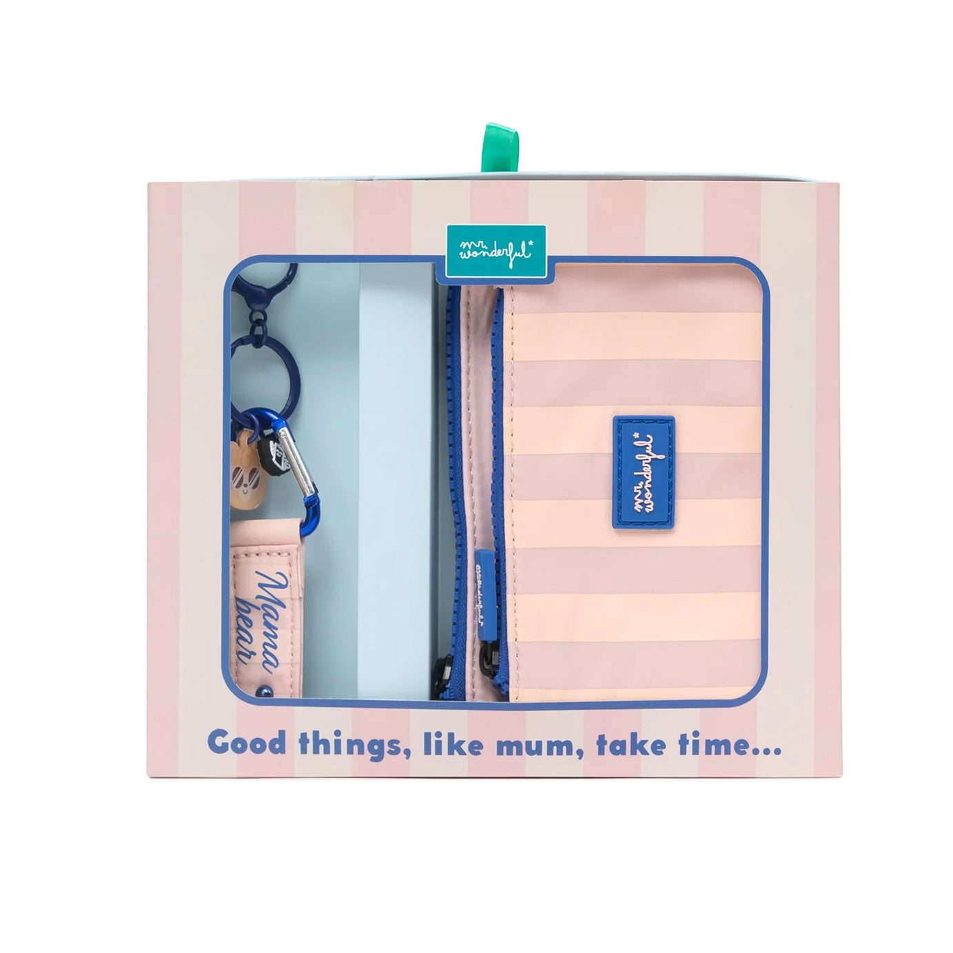 Conjunto Carteira e Porta-Chaves Mama Bear Mr.Wonderful