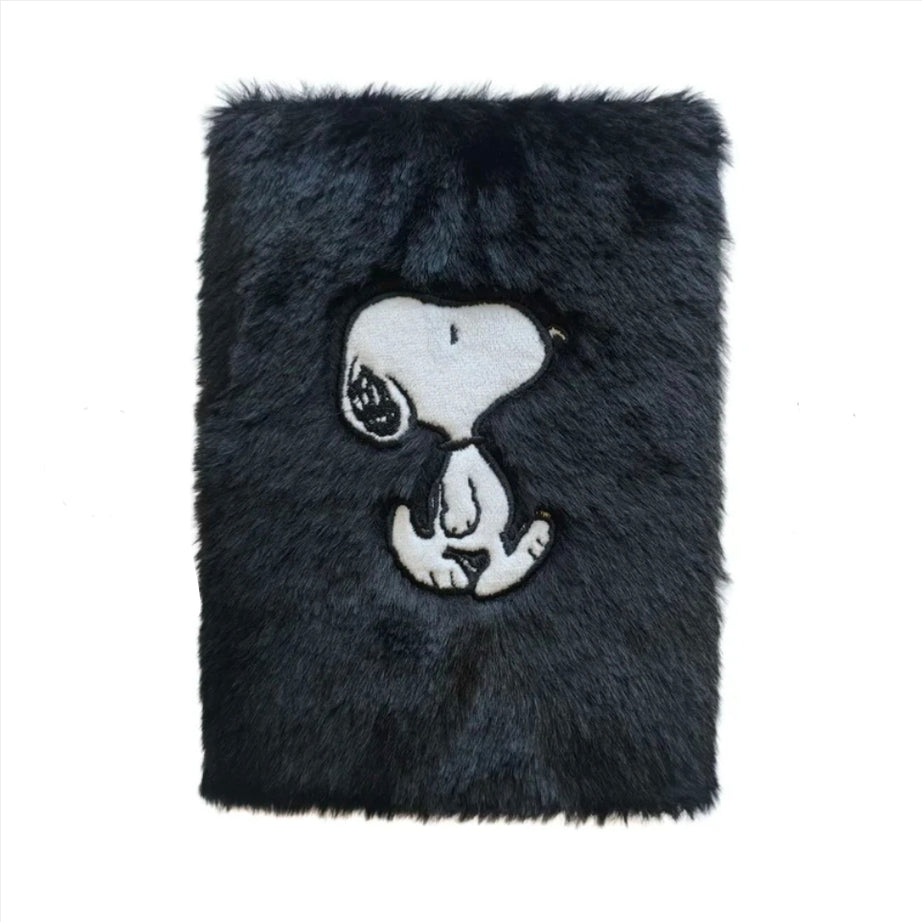 Caderno A5 em Pelúcia Snoopy