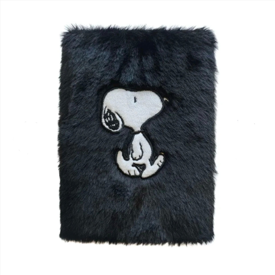 Caderno A5 em Pelúcia Snoopy