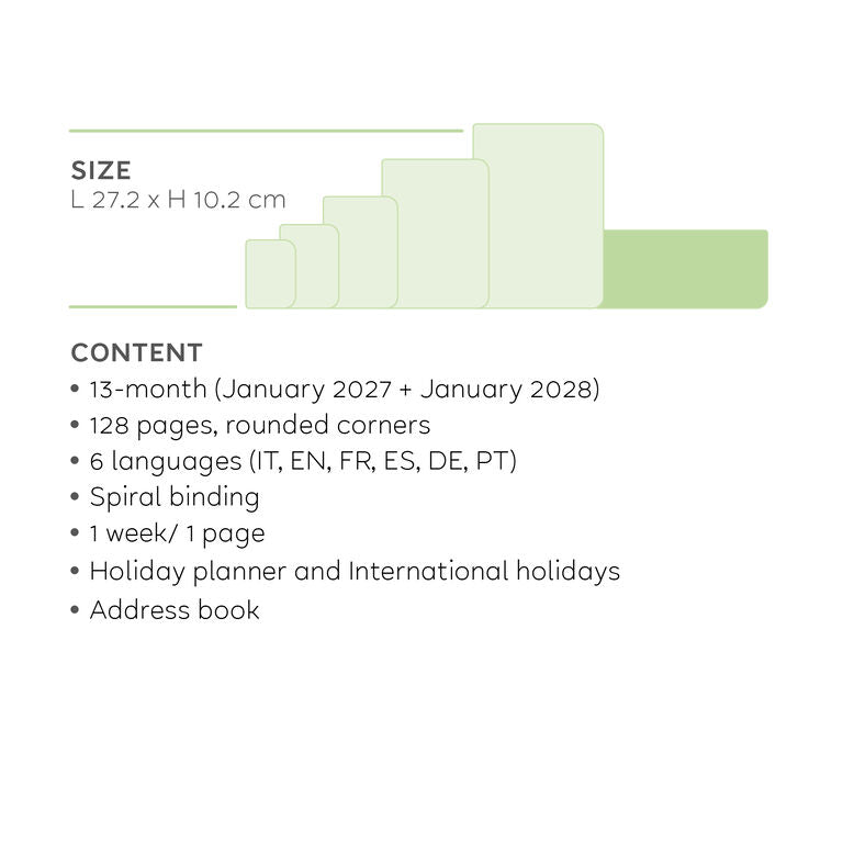 Planner 2027 Cósmico Legami