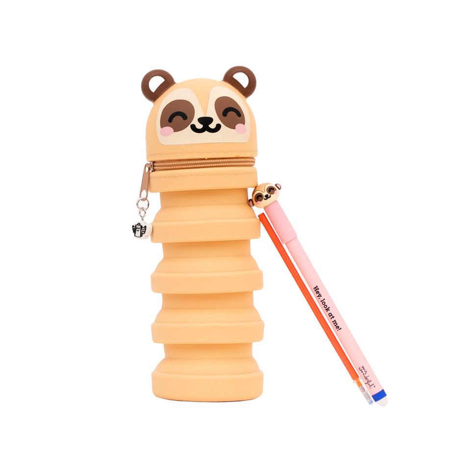 Estojo de Silicone Extensível Suricata com Caneta Apagável Suricata com Regarga Extra Mr.Wonderful