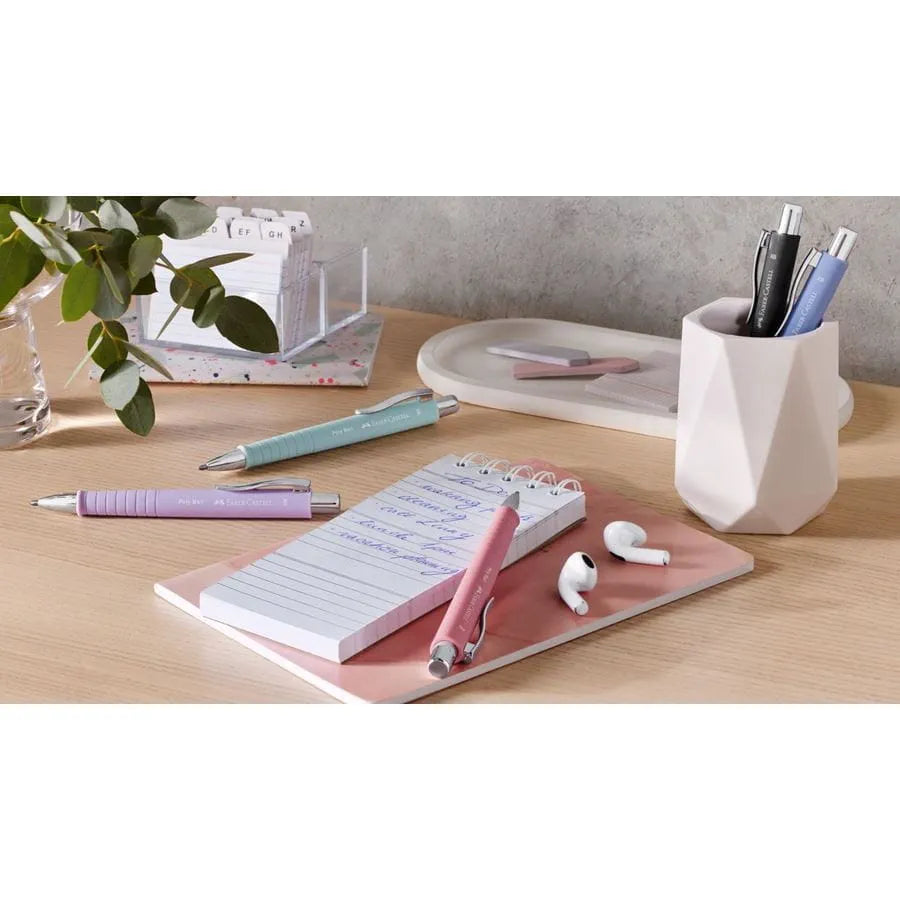 Caneta Esferográfica Poly Ball XB Lilás Doce Faber-Castell