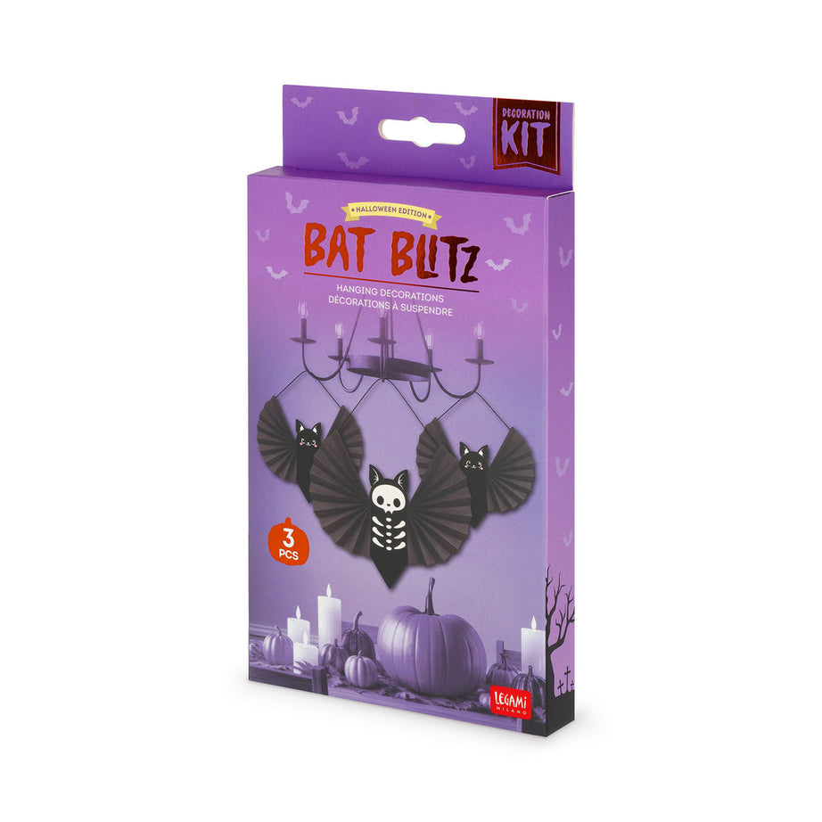 Brevemente - Conjunto 3 Decorações para Pendurar Halloween Legami