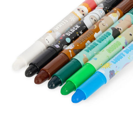 Conjunto 12 Lápis de Cera Giratórios Ursinho Legami