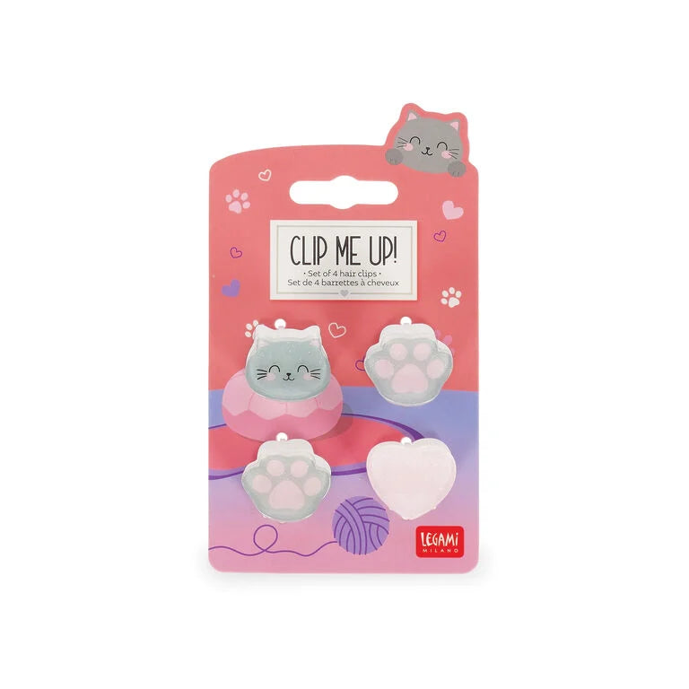 4 Molas de Cabelo Gato Legami