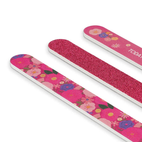 Conjunto 3 Limas para as Unhas Flores Legami