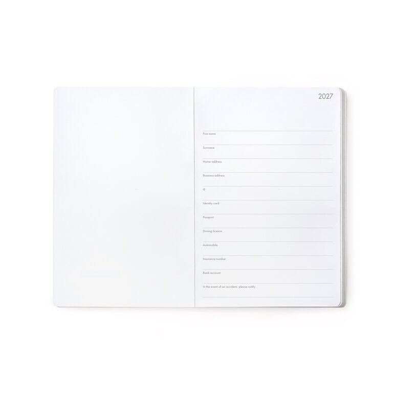 Agenda Semanal 2027 Urso Cereja Legami