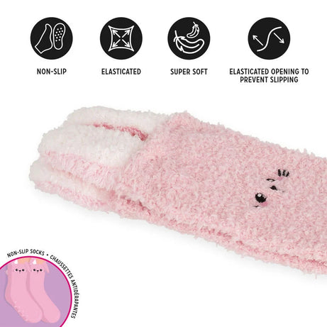 Meias Antiderrapante 3D Coelho Tamanho 35-42 Legami