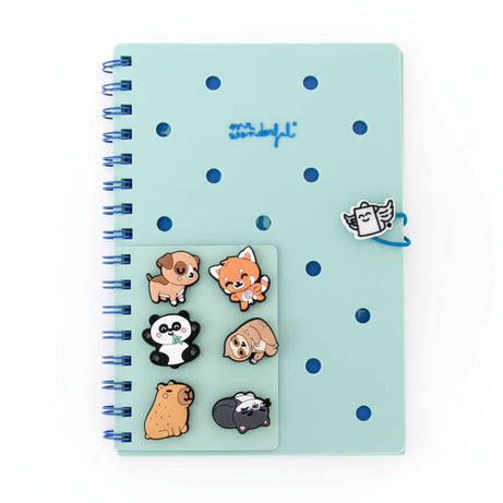 Caderno Espiral A5 com Pins Mr.Wonderful