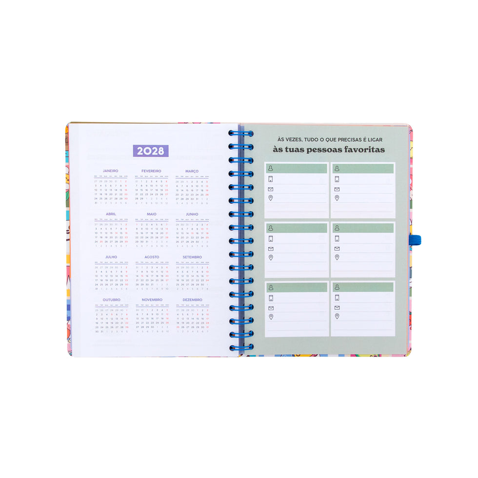 Agenda Semanal 2026/2027 Mr.Wonderful "Manual para um Ano Brilhante"