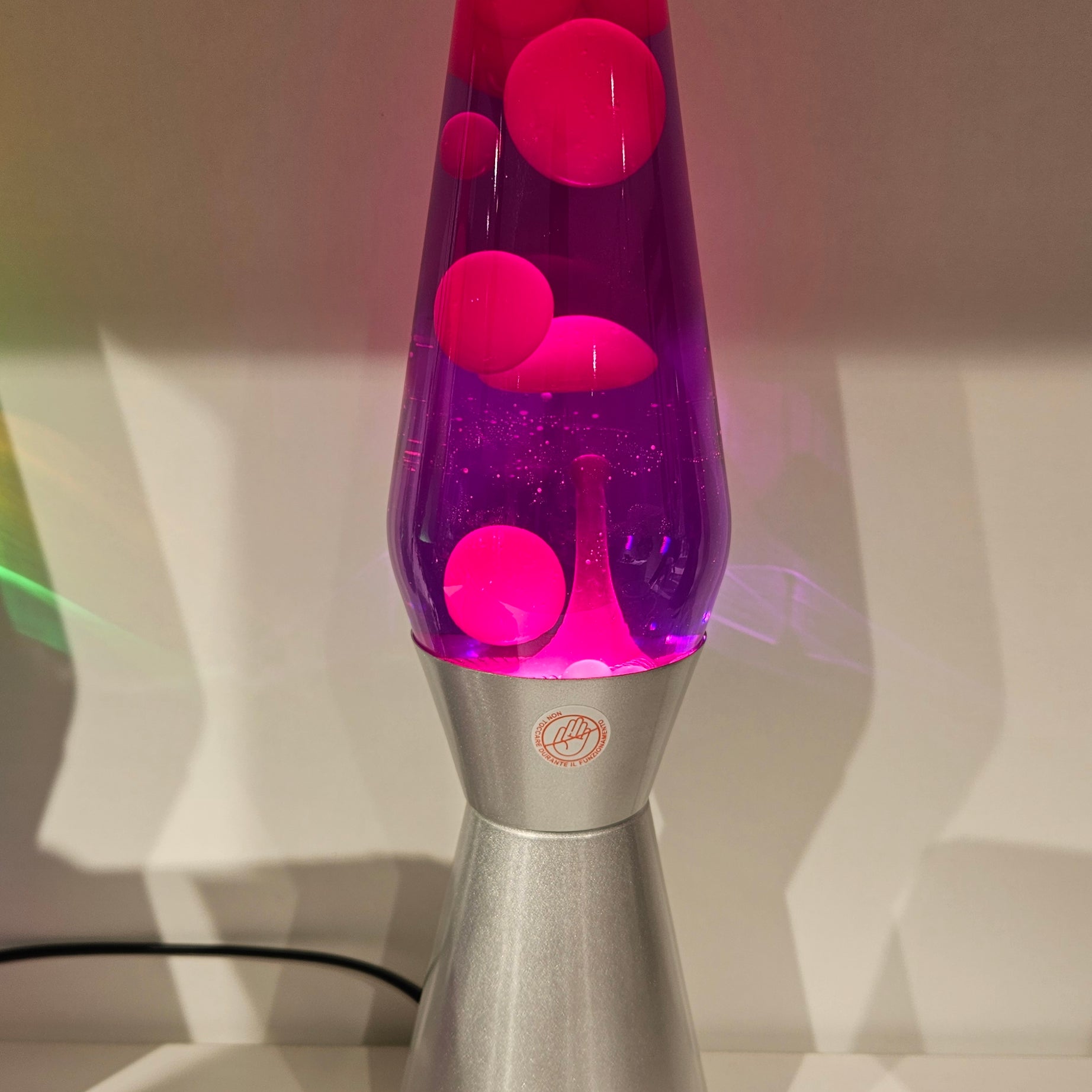 Candeeiro Lava Cinza