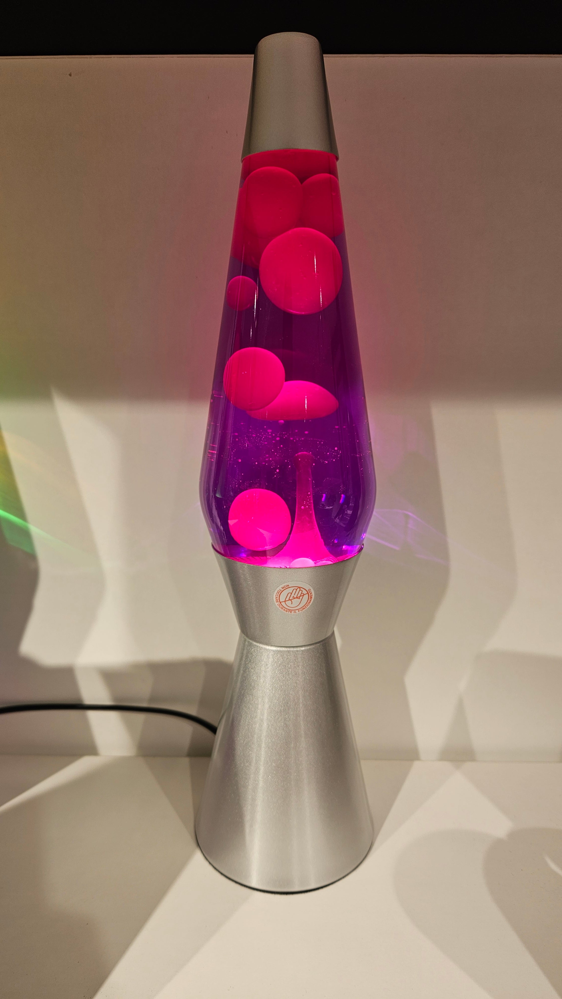 Candeeiro Lava Cinza