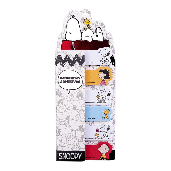 Conjunto Post Its e Marcador de Páginas Snoopy