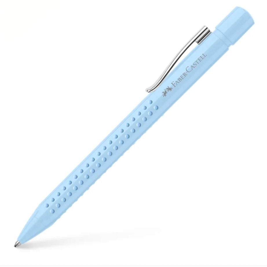 Caneta Esferográfica Grip 2010 Azul Céu Faber-Castell
