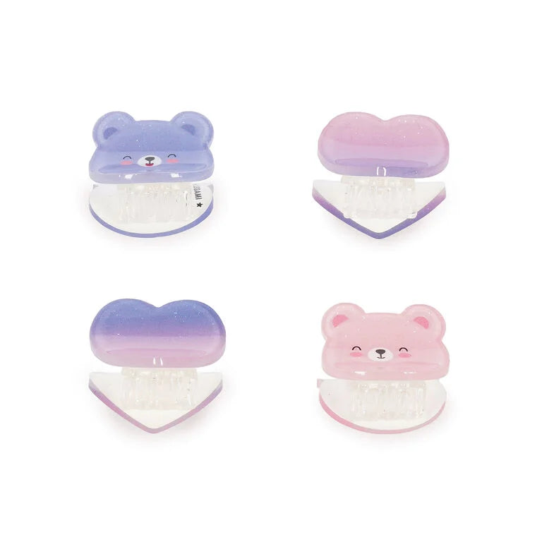 4 Molas de Cabelo Ursinho Legami