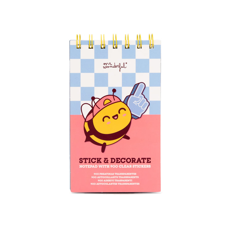 Bloco com 900 Autocolantes Mr.Wonderful