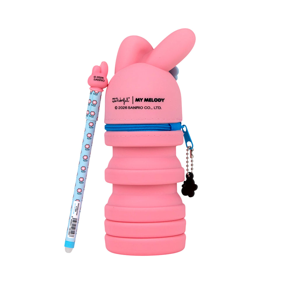 Estojo Extensível My Melody com Caneta Apagável Mr.Wonderful
