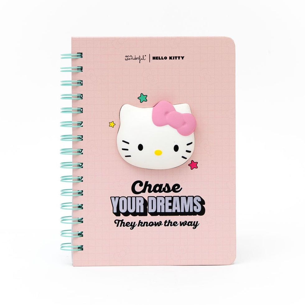 Caderno Espiral Squishy Hello Kitty Mr.Wonderful