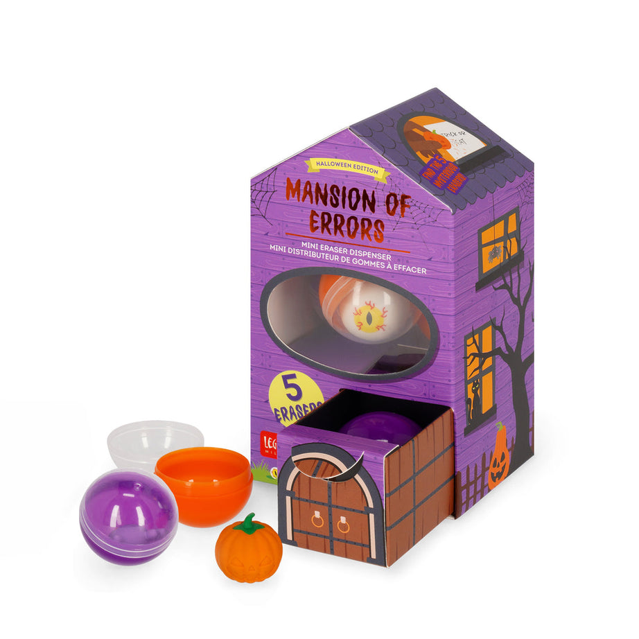 Brevemente - Dispensador com 5 Mini Borrachas Halloween Legami