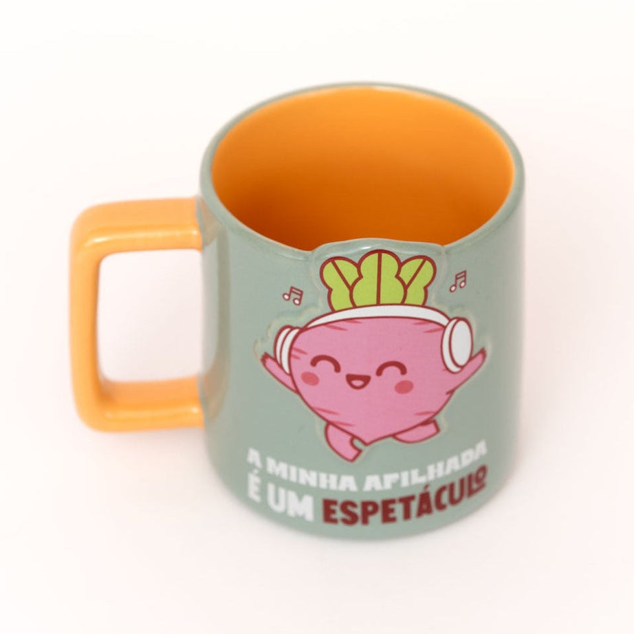 Caneca 3D "A minha afilhada é um Espetáculo" Mr.Wonderful