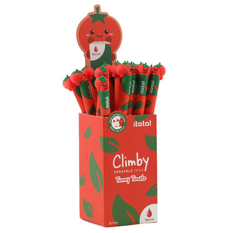 Caneta Apagável Climby Tomate Itotal